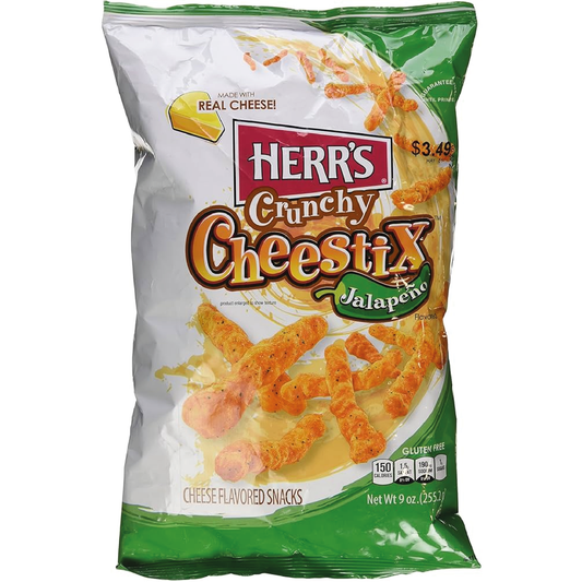 Herr's Crunchy Jalapeno Cheestix 227g